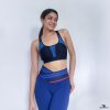 women's navy blue workout leggings