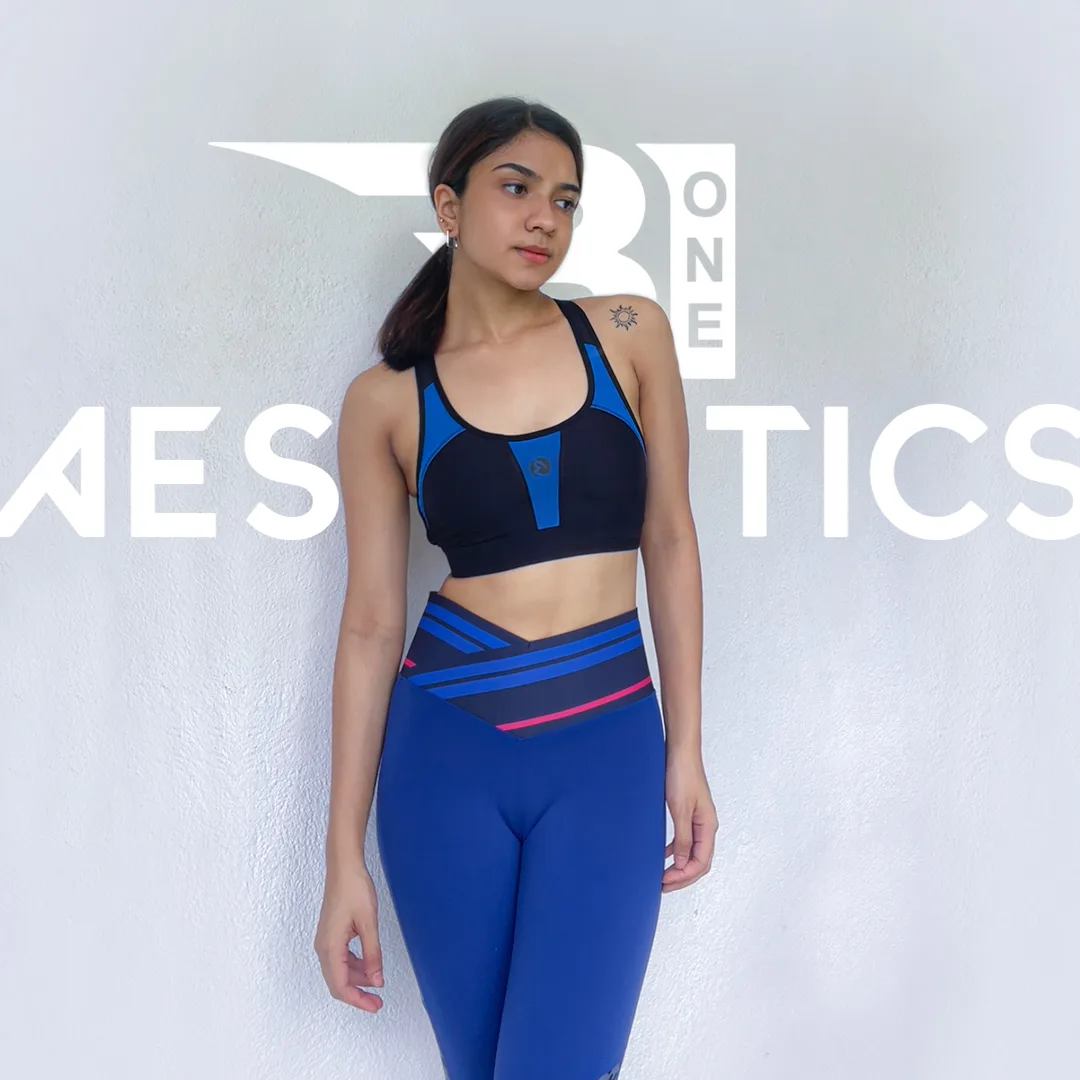 women's navy blue workout leggings