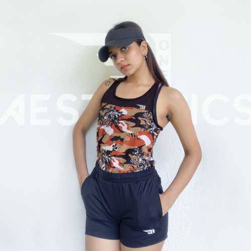 women's desert sands camo tank top