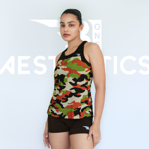 women’s sunrise blaze camo tank top