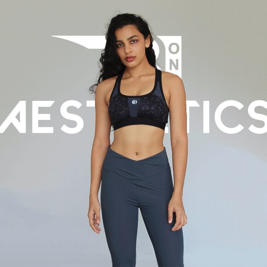 women's solid gray workout leggings