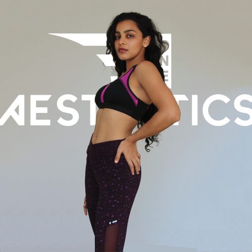 women's purple leopard print workout leggings
