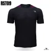 raglan sleeve black and dark purple t-shirt