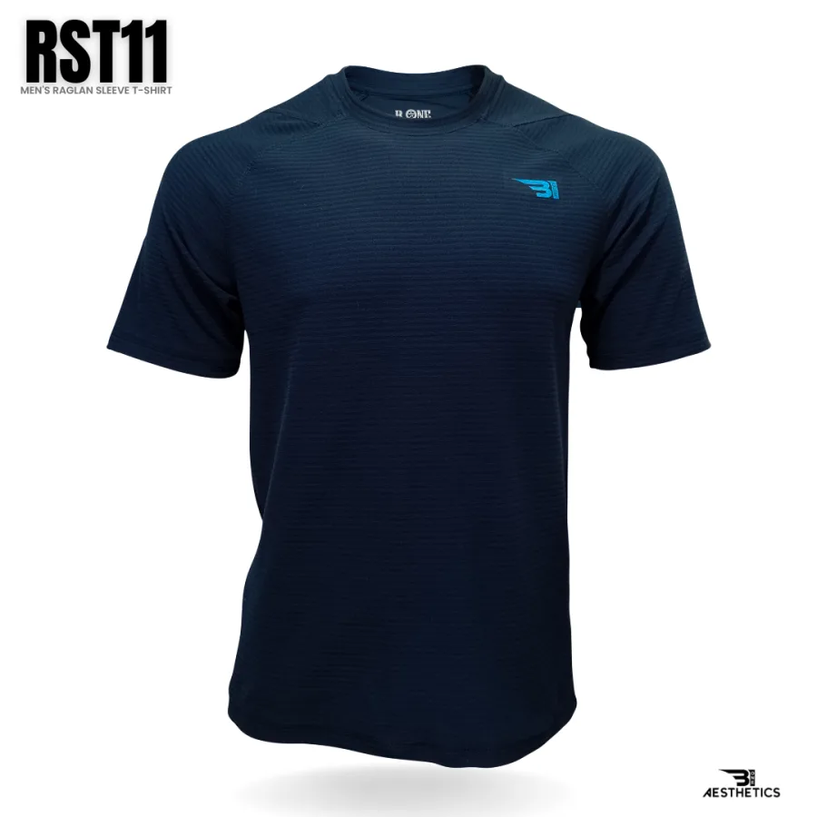 raglan sleeve dark blue t-shirt