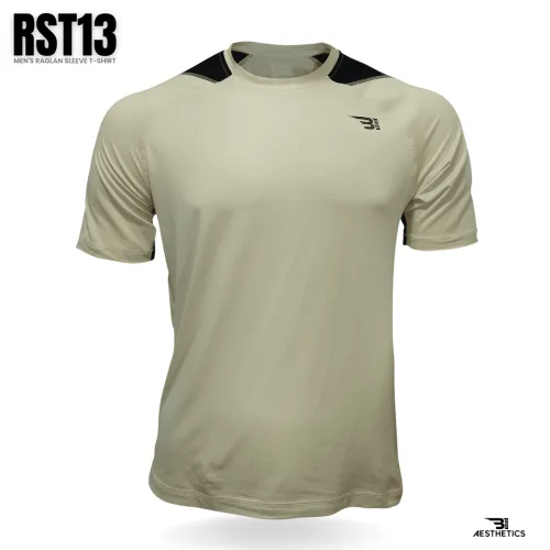 raglan sleeve beige t-shirt
