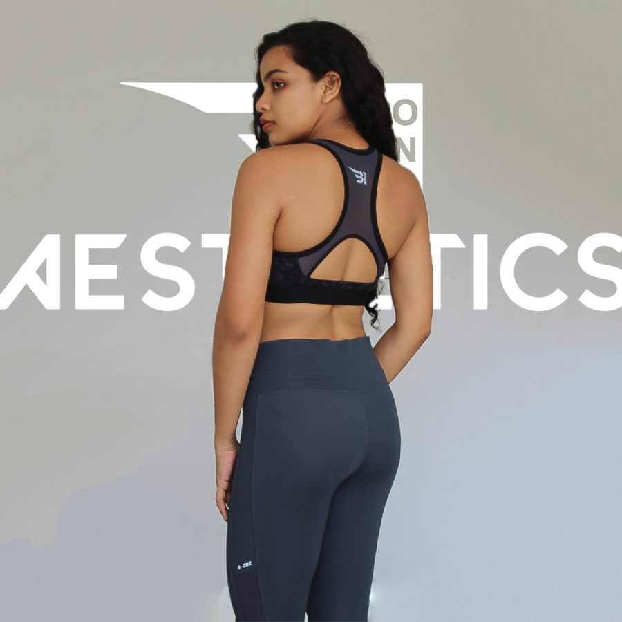 women's solid gray workout leggings