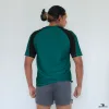 raglan sleeve dark green t-shirt