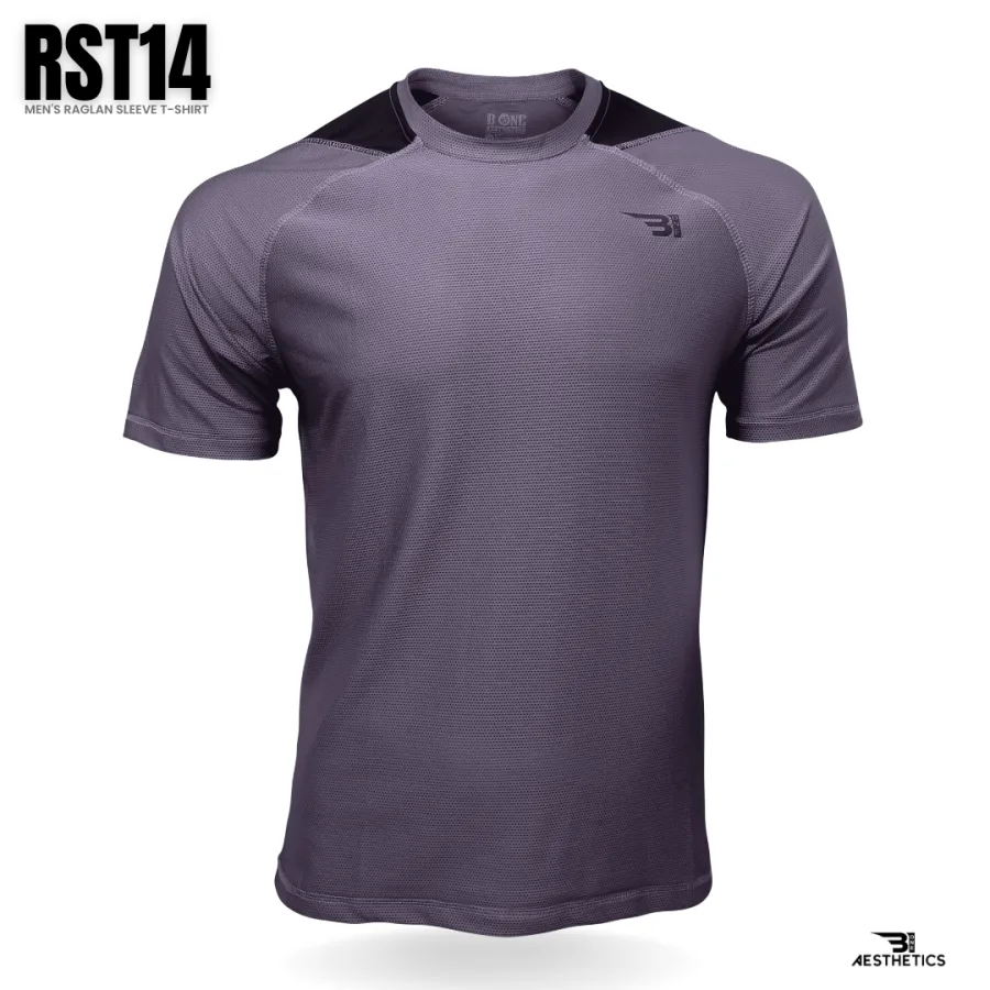 raglan sleeve purple t-shirt