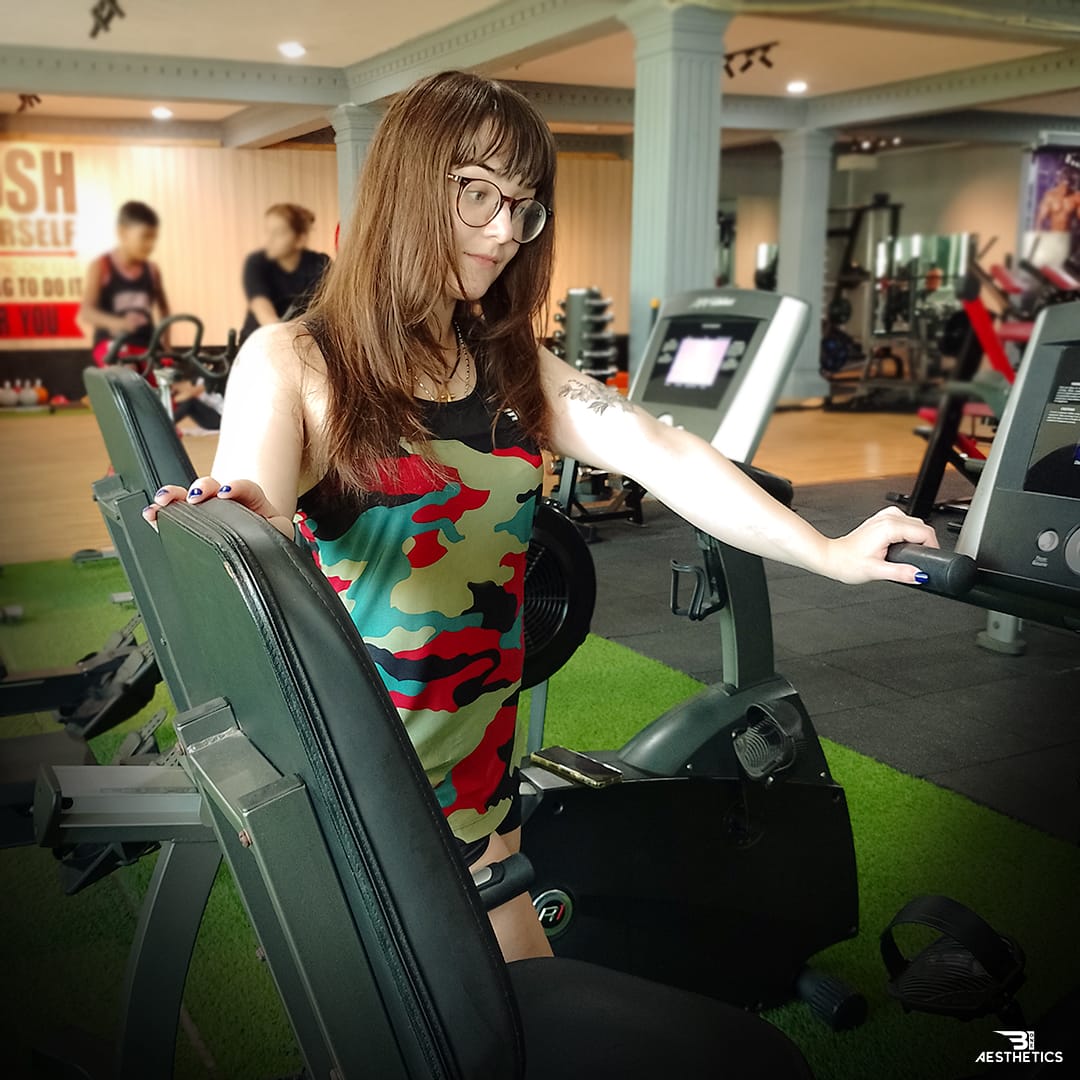 women’s crimson leaf camo tank top