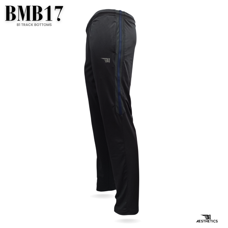 blue side stripe track bottom