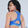 vibrant blue sports bra