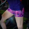tie dye pattern hot shorts
