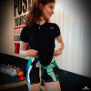 geometric pattern hot shorts