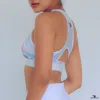 white sports bra