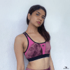 brown tie dye sports bra