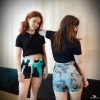 floral pattern hot shorts
