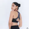 black and gray sports bra