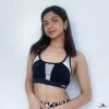 black and white sports bra