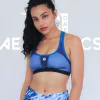 light blue sports bra