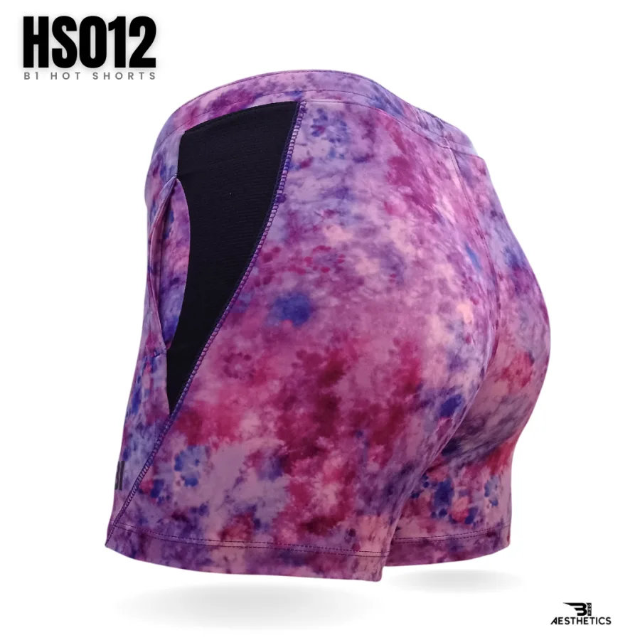 tie dye pattern hot shorts