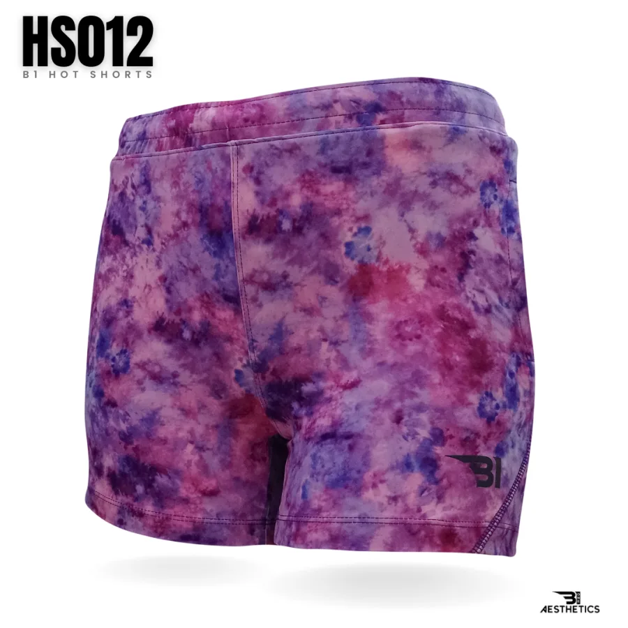 tie dye pattern hot shorts