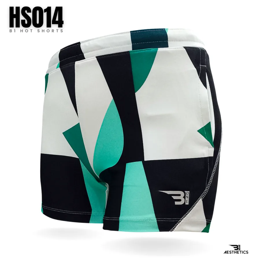 geometric pattern hot shorts