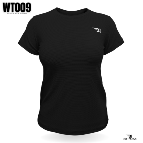 women's classics black crew-neck t-shirt