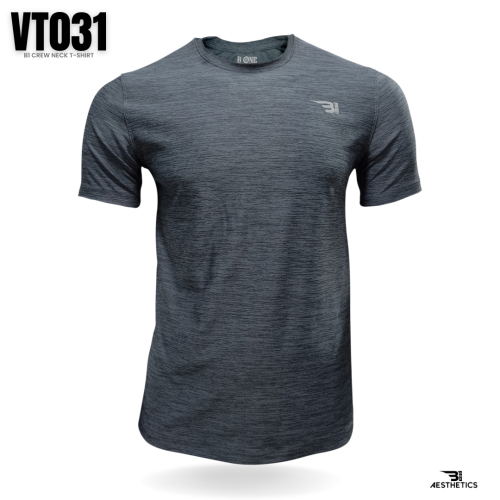 gray classic ITY crew-neck t-shirt