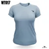 women's classics blue crew-neck t-shirt