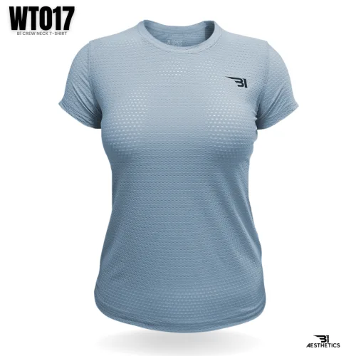 women's classics blue crew-neck t-shirt