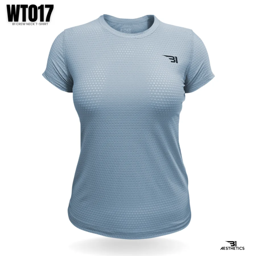 women's classics blue crew-neck t-shirt