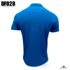 royal blue cotton polo t-shirt