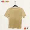 yellow crew-neck boy's t-shirt