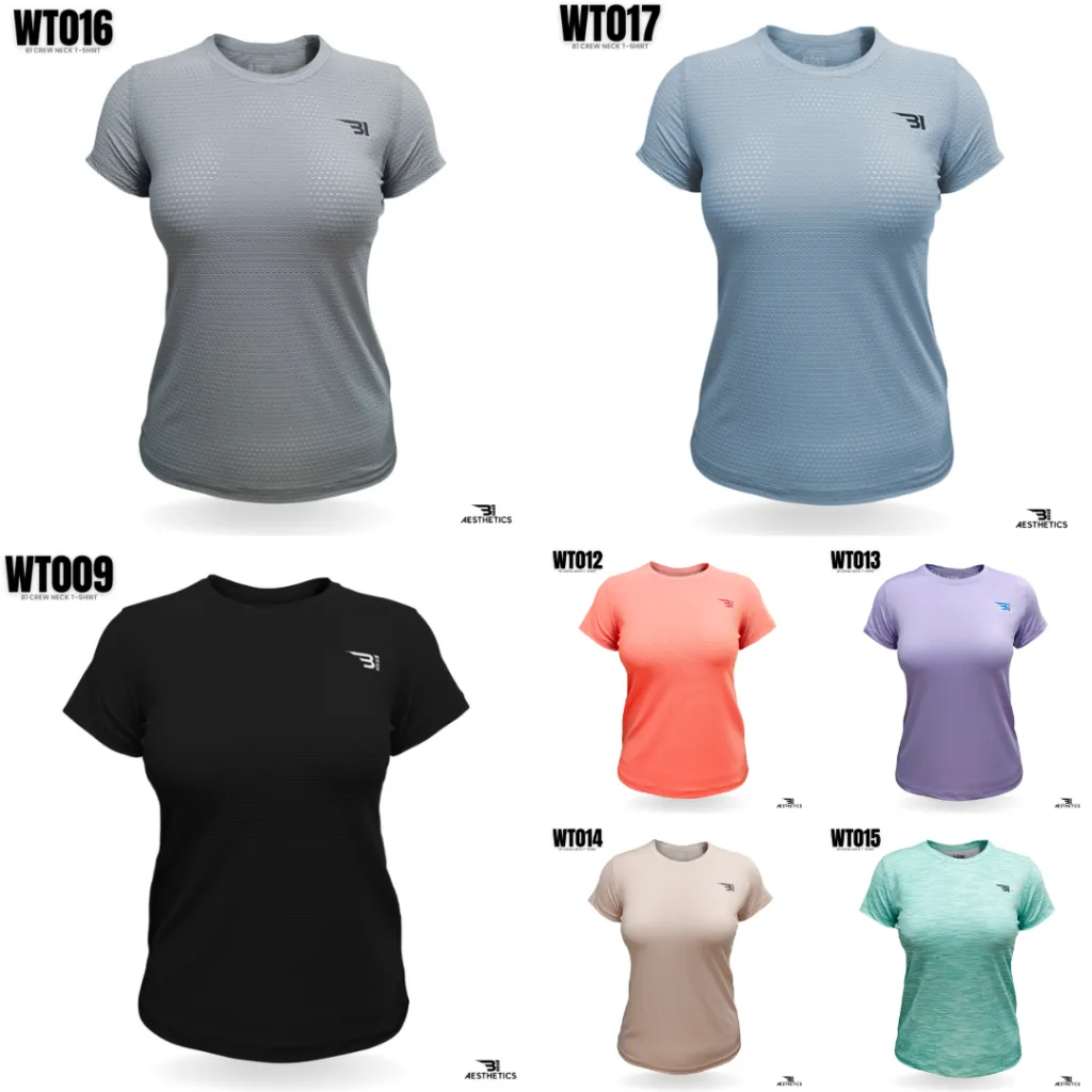 women's classic blue crew-neck t-shirt other colors
