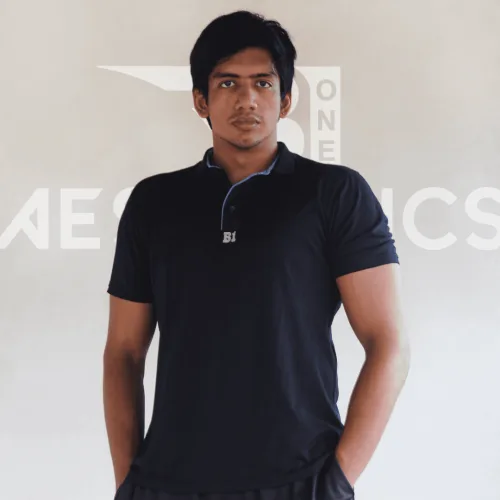 Black Polo Collar T-shirt