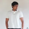 white polo collar t-shirt