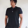Black Polo Collar T-shirt