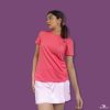 B1 pink active wrap skort