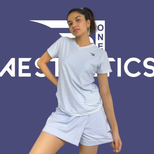 B1 blue active wrap skort