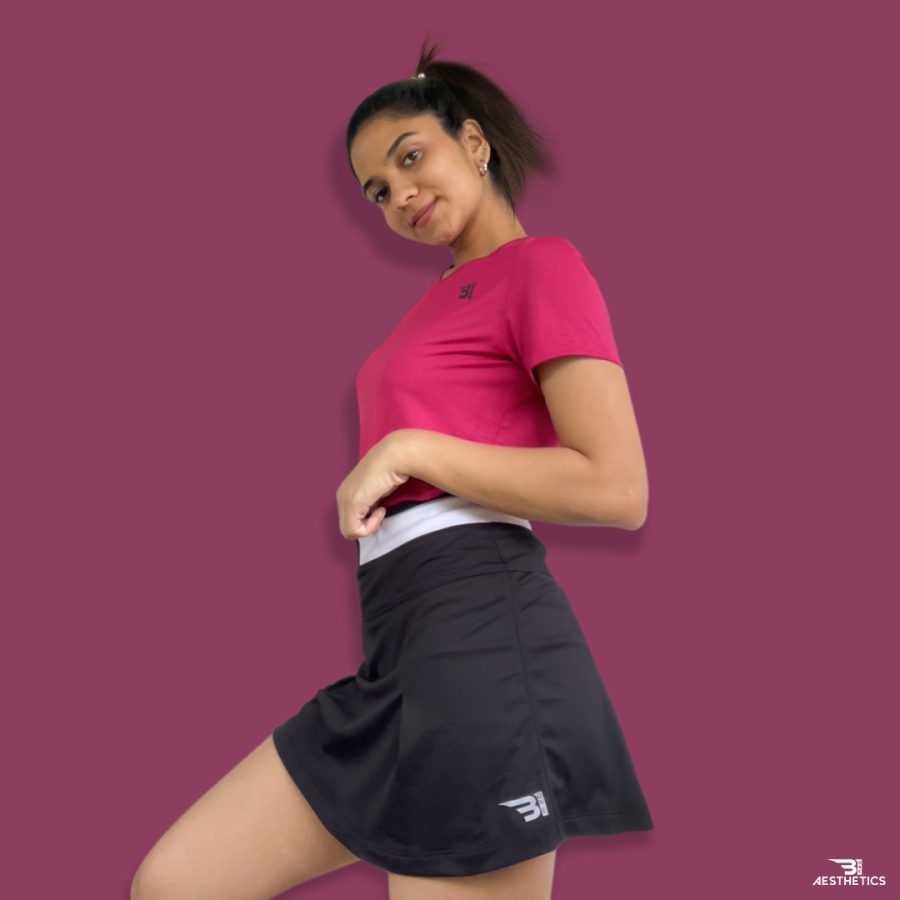 B1 black netball skirt