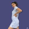 B1 blue active wrap skort