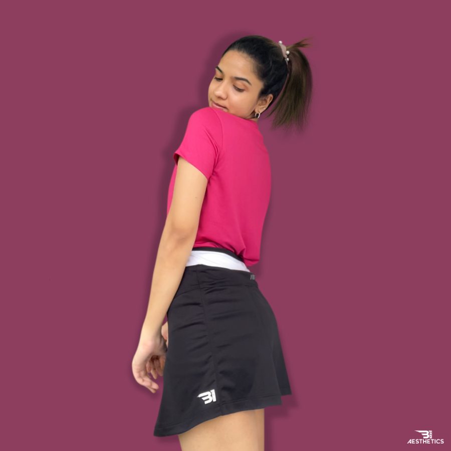 B1 black netball skirt