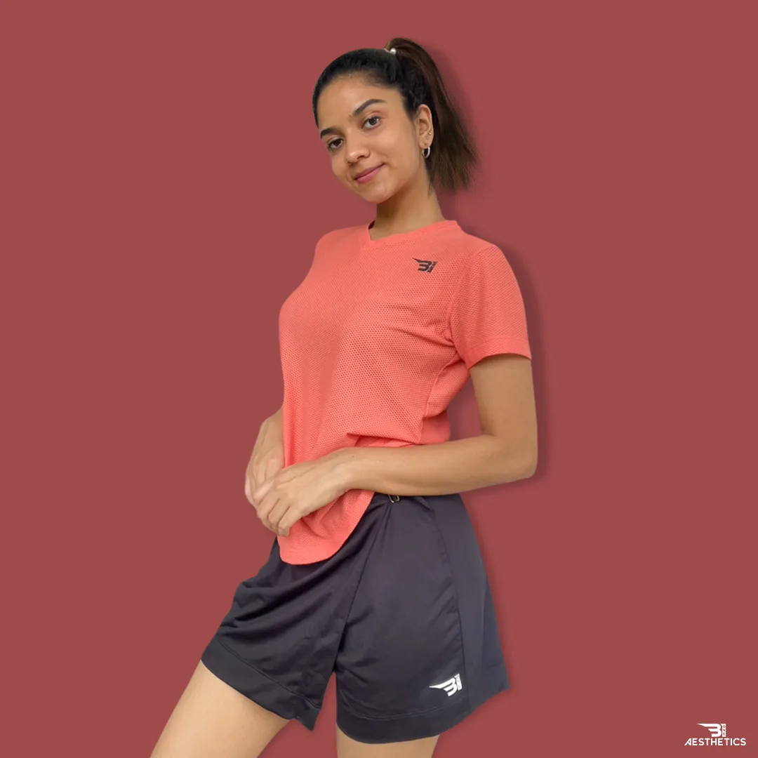 B1 black active wrap skort