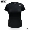 women's classic black V-neck t-shirt