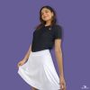 B1 white tennis skirt