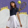 B1 white tennis skirt