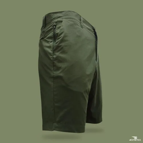 green chino shorts