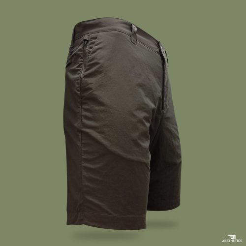 umber chino shorts