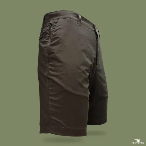 umber chino shorts
