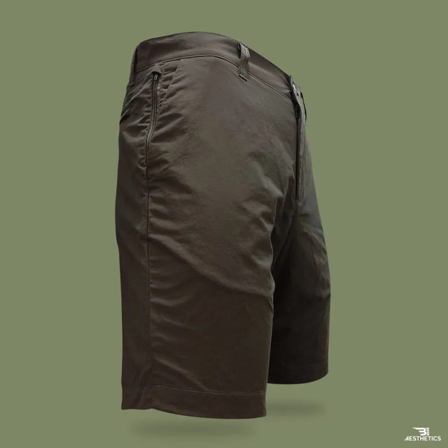 umber chino shorts
